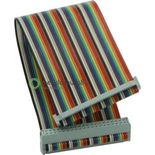 20cm 40 PIN Way GPIO Rainbow Ribbon Cable for Raspberry Pi Model B / Model B