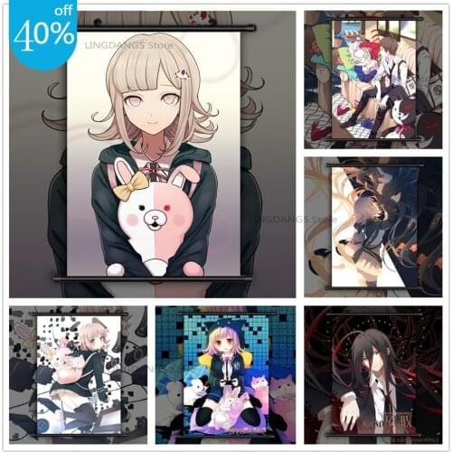5d Diy Diamond Painting Danganronpa Kamukura Izuru X Nanami Chiaki Anime Poster Diamond Mosaic Cross Stitch Kits Home Decor Gift