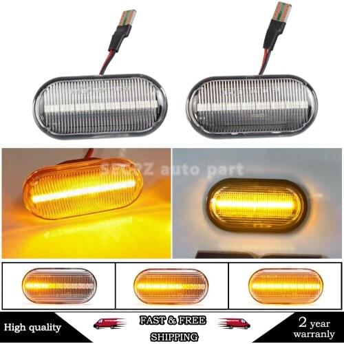 Car Side Marker Light Dynamic LED Turn Signal Light For Nissan Tiida C11 Note E11 NE11 Micra K12 NP300 Navara D40 Qashqai J10