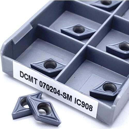 DCMT070204 DCMT070208 DCMT11T304 DCMT11T308 IC907 IC908 Tungsten Carbide Cutting Insert DCMT 070204 070208 11T304 Turning Tools