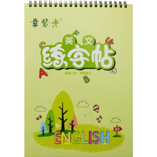 Children 3D Groove Practice Copybook Reusable Handwriting Calligraphy Book for kids Learning English Alphabet Writing Copybook