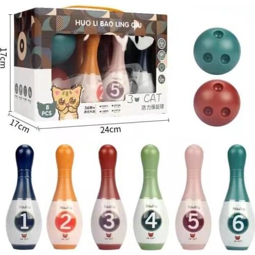 Indoor Children Bowling Sports Toys Parent-Child Interactive Games Boys Girls Outdoor Sport Game Toy For Kids Gifts With package