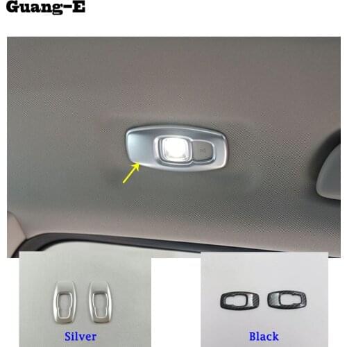 For Renault Kadjar 2016 2017 2018 2019 Car Cover Stick ABS Matte Head Back Rear Reading Light Lamp Trim Moulding Hoods Panel