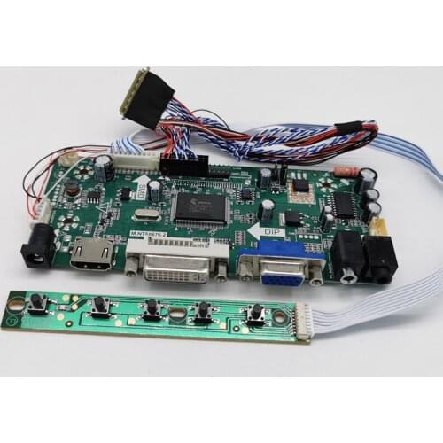 HDMI-compatible/DVI/VGA LED LCD Controller board Kit DIY for HB140WX1 LTN140AT26 B140XW01 N140B6-L24 LTN140AT07 14" panel screen