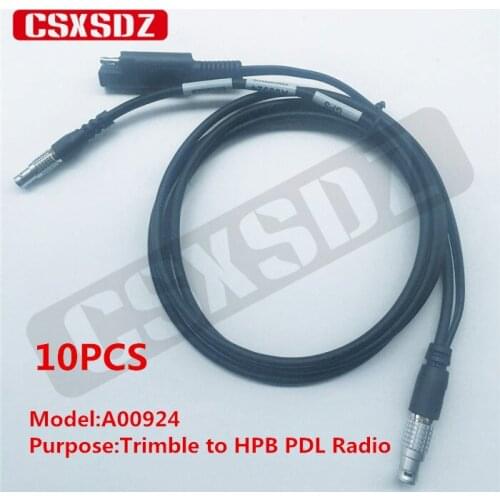 10pcs)NEW Trimble GPS RTK Power Data Cable For 4700 4800 5700 5800 R7 R8 R10 To PDL HPB Radio A00924