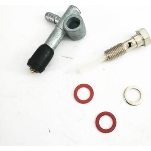 Motorcycle Gas Fuel Petcock Tap Valve Switch Pump Tap Thread For MBK AV7 Atv Quad Mx Dirt Pit Zinc