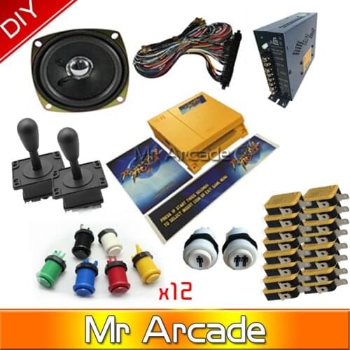 Jamma Arcade game kits with pandora box 4/645in1 game ,Arcade joystick ,Arcade Buttons to DIY arcade game machine or Controller