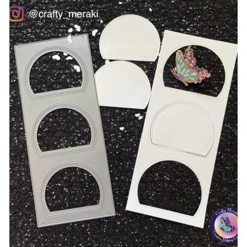 New Metal cutting dies Slimline 6 cut die mold card Scrapbook paper craft knife mould blade punch stencils