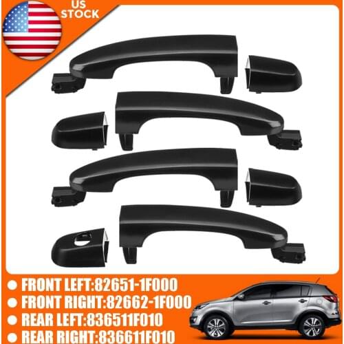 New Exterior Door Handles Front Rear Left Right for Kia Sportage 2005 2006 2007 2008 2009 2010 836511F010 836611F010 826621F000
