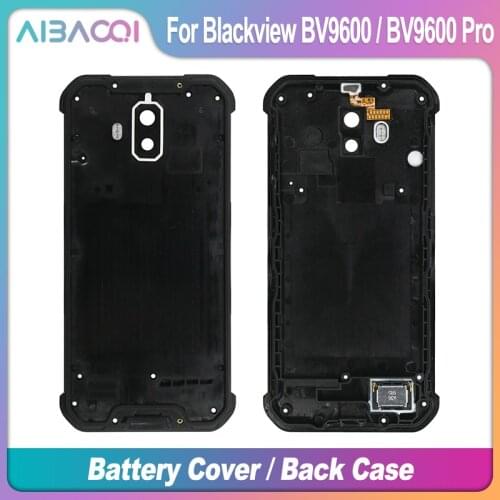 New Original Battery Case Back Cover+LoudSpeaker+Wireless Charging+Back Glass Panel+Camera Glass For Blackview BV9600 Pro Phone
