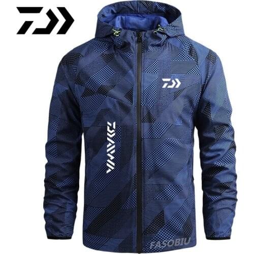 DAIWA 2021 Autumn Fishing Clothes Thin Men Breathable Fishing Jacket Quick Dry Coat Camouflage Clothing Fishing Shirt Outdoor