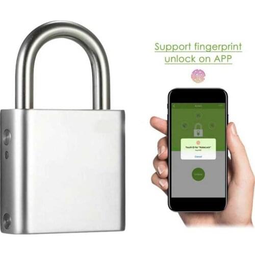 Smart Keyless Waterproof APP Button / Fingerprint / Password Unlock Anti-Theft Padlock Door Luggage Case Locker Cabinet Lock