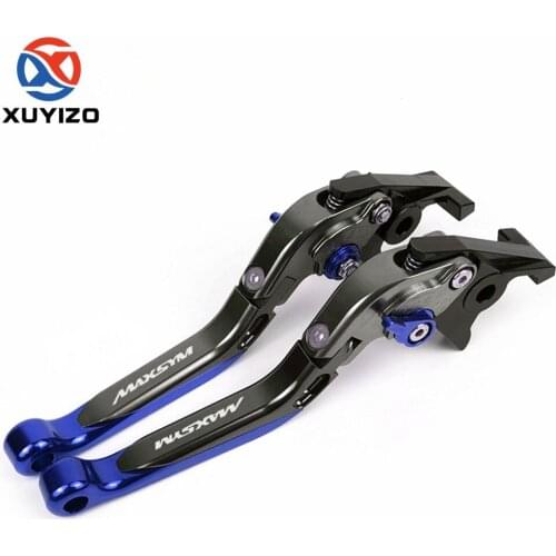 Flash Deals CNC Adjustable Foldable Extendable Motorcycle Brakes Clutch Levers For SYM MAXSYM 400 400i 600 600i Brake lever