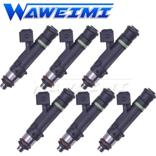 WAWEIMI 6 Pieces Genuine Quality Fuel Injectors OE 0280158101 For CHEVROLET NIVA LACETTI 1.8L 0280158101 96487557