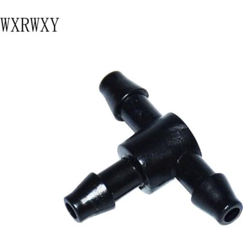 Wxrwxy garden irrigation tee 1/4" tee barb Tee connector barbed 1/4" garden hose splitter 4/7 fog connector 200 pcs