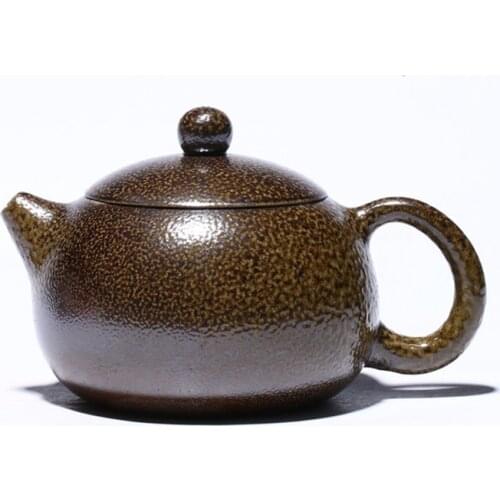 Yixing Purple Clay Pot Famous Handmade Teapot Duanni Wood-fired Xishi Pot Kung Fu Tea Set Household Teapot Chinese Tea Set