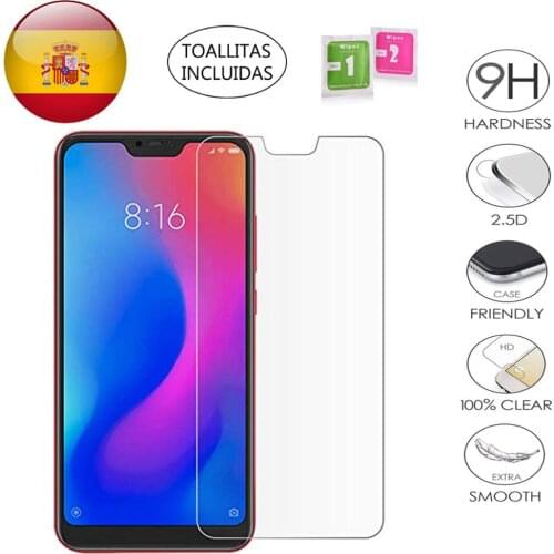Tempered glass screen Protector for Xiaomi Mi A2 Lite/ Xiaomi Redmi 6 Pro Crystal Premium 9H 2.5D 0,3mm anti-scratch