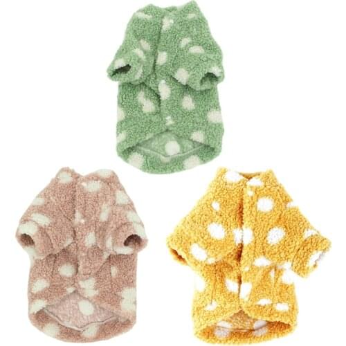 Winter Dog Clothes Warm Fleece Puppy Outfit Chihuahua Pet Clothing For Small Dogs Coat Hoodie Pet Clothes Sweater Jacket