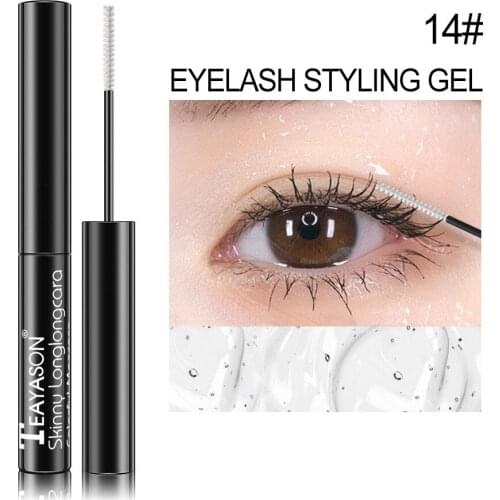 1 pcs Color multicolor elongated mascara raincoat super long encrypted colored blue purple, white long-lasting makeup