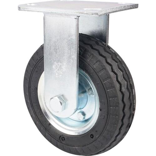 Caster Heavy 6-inch Inflatable Directional Wheel Rubber Air Wear-resistant Hotel Luggage Cart Factory