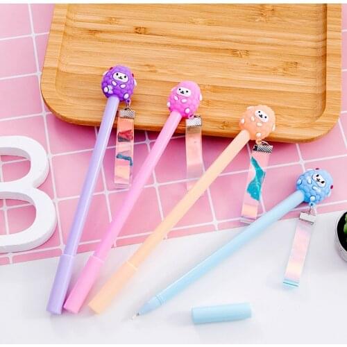 28 Pcs Round Sheep gel pens set 0.5 Black ink pen Students Neutral Pen Wholesale Custom Manufacturers Stationery gift Wholesale