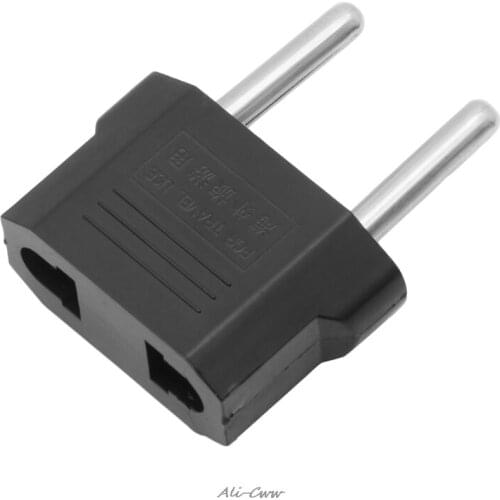 4X7B Universal US EU To EU Plug Travel Wall AC Power Charger Adapter Converter