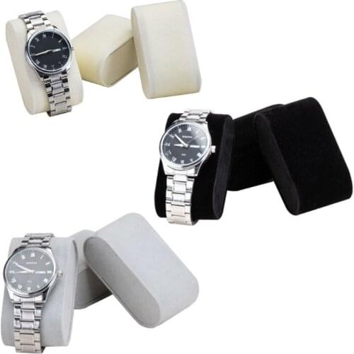 5PCS Velvet Bracelet Watch Pillow Jewelry Exhibition Jewelry Trays Storage Suitable for Display Watch Bracelet Necklace