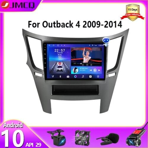 JMCQ T9 8-Cores RDS DSP Car Radio Multimedia Video Player For Subaru Outback 4 Legacy 5 2009-2014 2 din Carplay GPS Navigaion