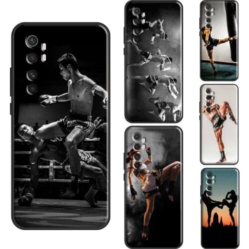 Muay Thai Martial Case For POCO X3 Pro M3 F2 F3 Phone Cover For Xiaomi Mi Note 10 Lite Mi 11 Ultra 10T Pro
