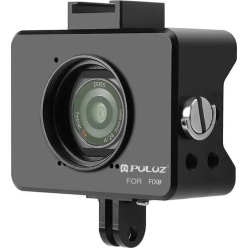 For Sony RX0 case CNC Aluminum Alloy Housing Shell Protective Cage For Sony RX0 case Cover with 37mm UV Lens Base Mount Screw
