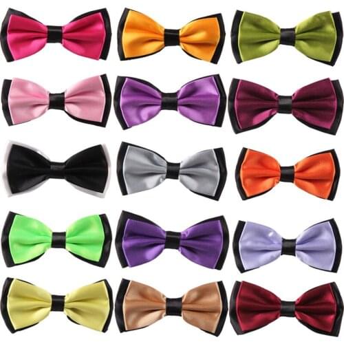 ADULT MENS Solid Bowties Butterfly Bowtie Fashion Accessories Gift Bow Tie Party Neckwear New Wholesale Bowknot BC349