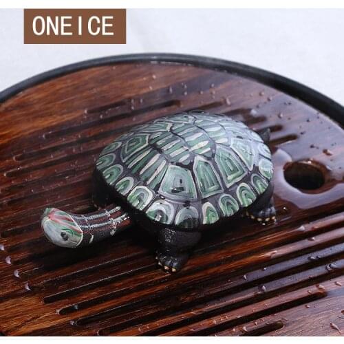 Yixing Tea Play Tea Pet Play Discoloration Tortoise Decoration Clay Teapet Aceessories