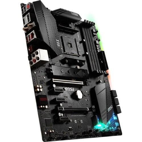 MSI B450 GAMING PRO CARBON MAX WIFI Gaming Motherboard with AMD B450 Chipset AM4 Socket Support RYZEN 1st 2nd and 3rd Gen CPU