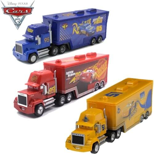 Disney Pixar Cars 3 Toys Lightning McQueen Jackson Storm Mack Uncle Truck Diecast Model Car Toy Children Birthday Christmas Gift