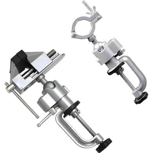 360 Degree Stand Bench Vise Clamp Rotating Table Vise Swivel Electric Drill Multifunctional Mold Table-Screw Craft Fixed-Repair