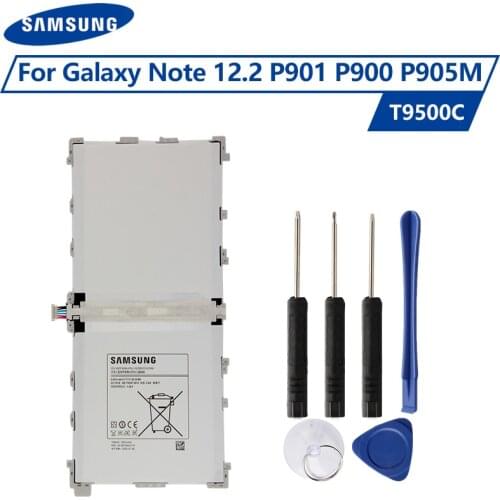 Original Samsung Tablet Battery T9500C T9500E T9500U For SAMSUNG Galaxy Note 12.2 P900 P901 P905 SM-T900 SM-P900 SM-P905 9500mAh