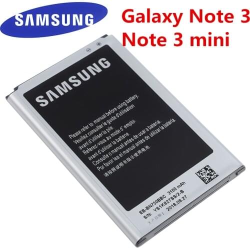Original Battery Samsung Galaxy Note 3 mini EB-BN750BBC Note 3 Neo N7508V N7505 Samsung Galaxy Note 3 B800BE B800BC N900 N9002