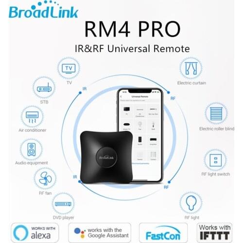 2020 BroadLink RM4 Pro Universal Remote Wifi IR RF Controller Smart Switch Alexa Google Home Voice Control inteligent Smart Life