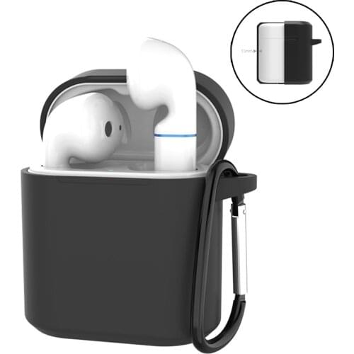 Silicone Earphone Case for Huawei Honor FlyPods Pro Bluetooth Headphone Protective Cover Shell for Freebuds 2 Pro with Carabiner