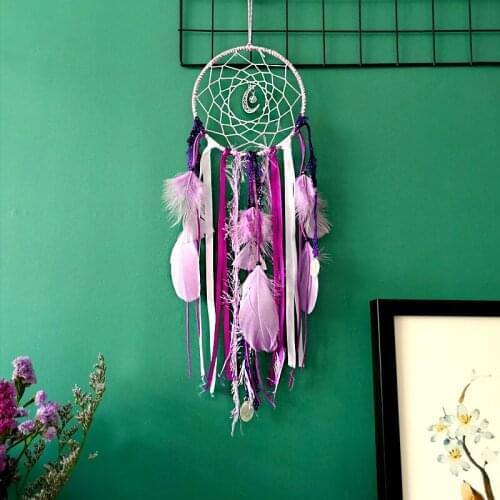 Nordic dream catcher large tassel dream catcher room decoration lace wind chimes Wall Hanging dreamcatcher supplies childs Room