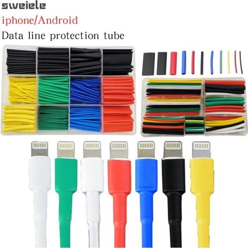 Wire And Cable Heat Shrinkable Sleeve Polyethylene Shrinkable Insulation Protective Sleeve Combination