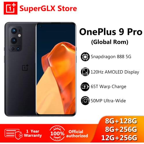 Global Rom OnePlus 9 Pro 5G Smartphone Snapdragon 888 120Hz Fluid Display 2.0 Hasselblad 50MP Ultra-Wide Oneplus 9pro Phone