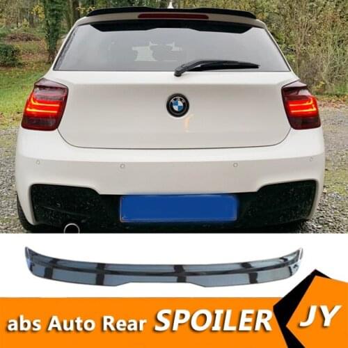 For BMW E87 Spoiler 2006-2013 BMW E87 116 118i 120i Hatchback spoiler universal TYS ABS Car Rear Wing Color Rear Spoiler