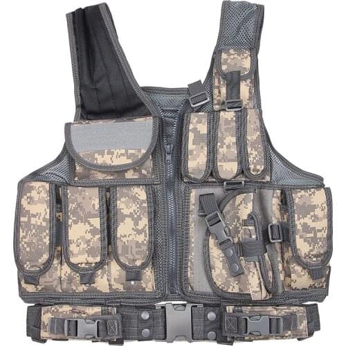 Outdoor Tactical Multifunctional MOLLE Exclusive Convenient Military Training equipment security training suit quick belly vest