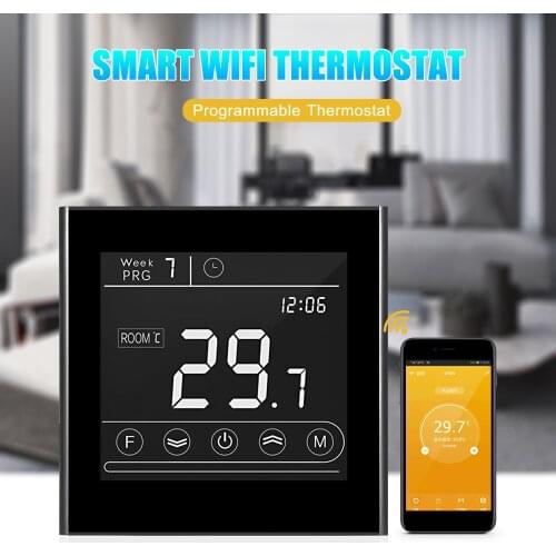 Smart Wifi Thermostat Programmable Water / Electric Heating Gas BoilerThermostat Temperature Controller Backlight Remote Control
