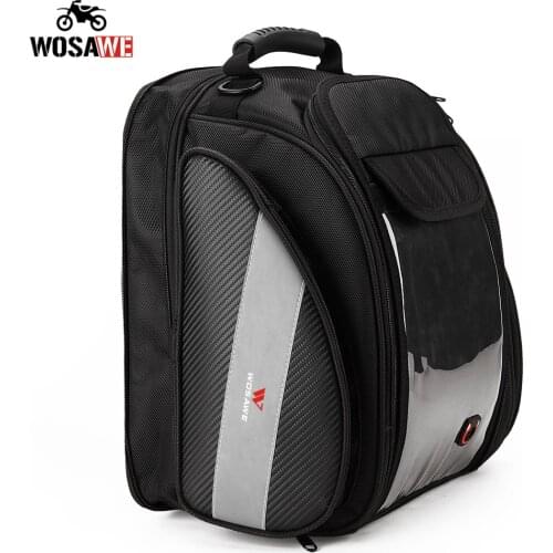 WOSAWE Motorcycle High capacity Tank Bag Fuel Oil Phone GPS Navigation Moto Bag Motobike Travel Luggage Motocross Helmet Bag