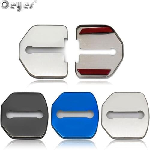 Ceyes Car Door Lock Protective Cover Case For Ford Focus 1 2 3 Mk1 Mk2 Mk3 Fiesta Kuag Fusion Ranger Mondeo Mk4 Auto Accessories