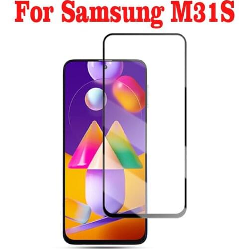 2PCS Full Cover Tempered Glass For Samsung Galaxy M31S Screen Protector 9H protective film For Samsung Galaxy M31S glass