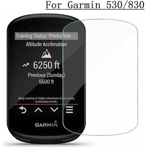 3Pcs Premium Tempered Glass Screen Protector for Garmin Edge 530 / Garmin Edge 830 Protective Film Explosion Proof Clear