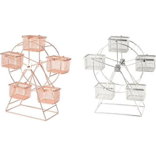 5 Count Ferris-Wheel Design Cupcake Stand Dessert Tower for Birthday Wedding